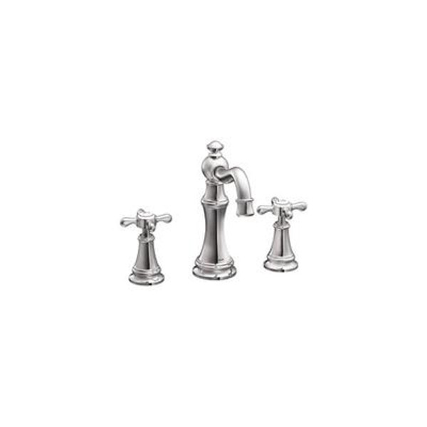 Weymouth two-handle lavatory faucet trim kit in Chrome