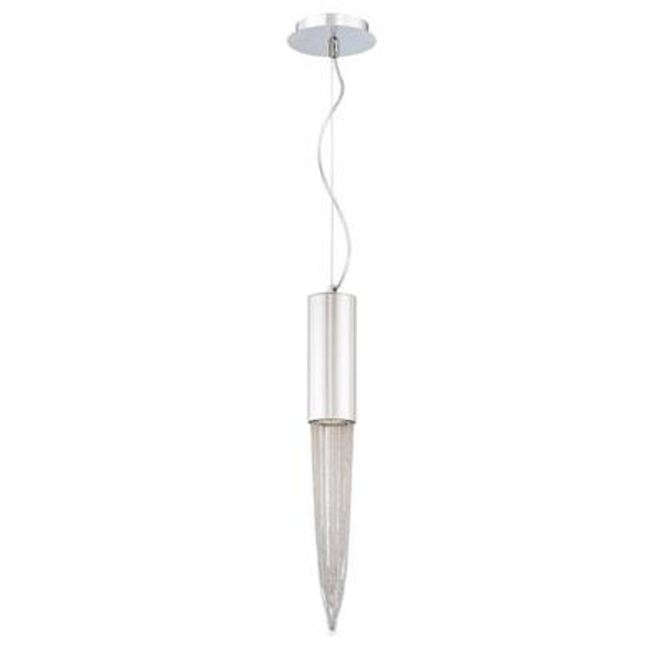 Lucent Collection 1 Light Nickel Pendant