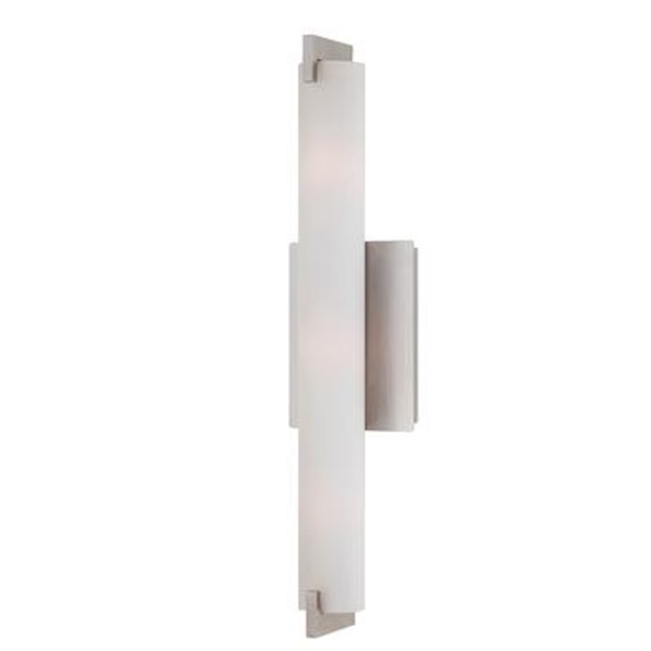 Zuma Collection 3 Light Brushed Nickel Wall Sconce