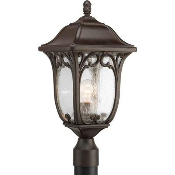 Enchant Collection Espresso 1-light Post Lantern