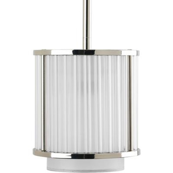 Nisse Collection Polished Nickel 1-light Mini-Pendant