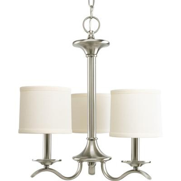 Inspire Collection Brushed Nickel 3-light Chandelier