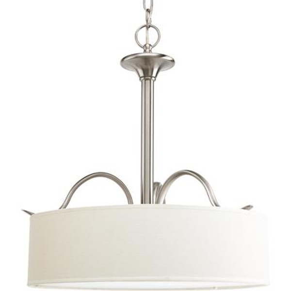 Inspire Collection Brushed Nickel 3-light Pendant