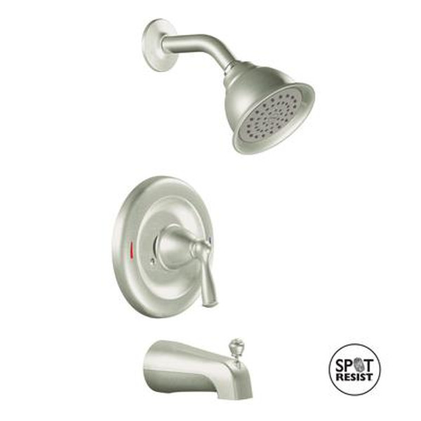 Banbury 1 Handle Posi-Temp Tub/Shower Faucet - Spot Resist Brushed Nickel Finish