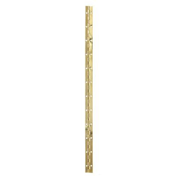 36 Inch X1-1/2 Inch  Brass Cont Hinge