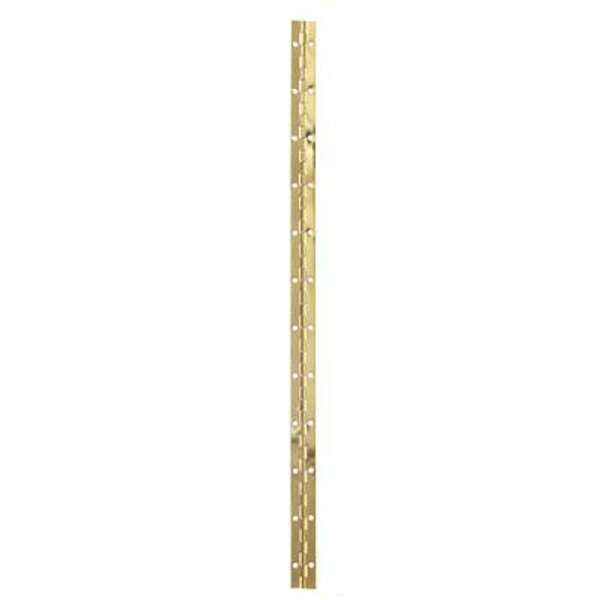 36 Inch X1-1/16 Inch  Brass Cont Hinge