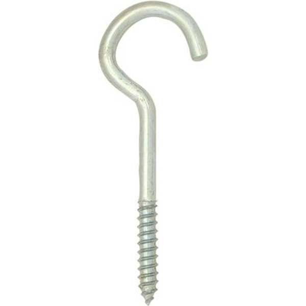 3-7/8 Inch  Zinc Screw Hook