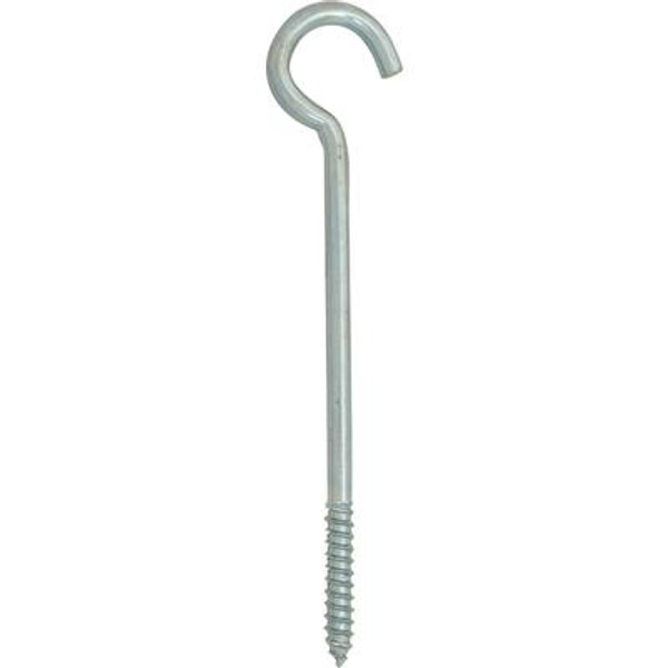 8 Inch  Zinc Screw Hook