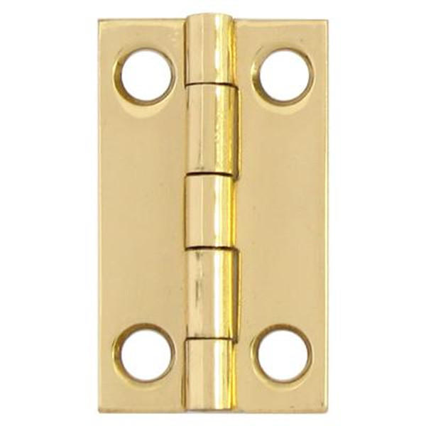 1-1/2 Inch  Solid Brass Narrow Hinge 2pk