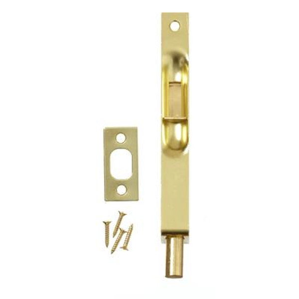 6 Inch  Brass Flush Bolt