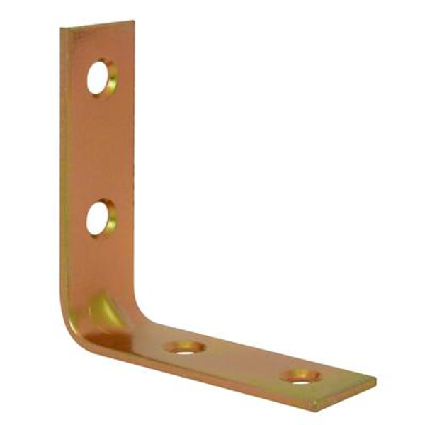 2 Inch  Brass Corner Brace 4pk