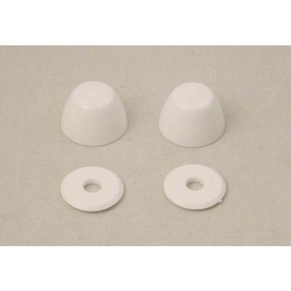 Toilet Bolt Caps - White