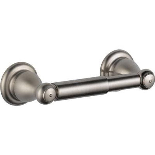 Leland Double Post Toilet Paper Holder in Stainless Steel