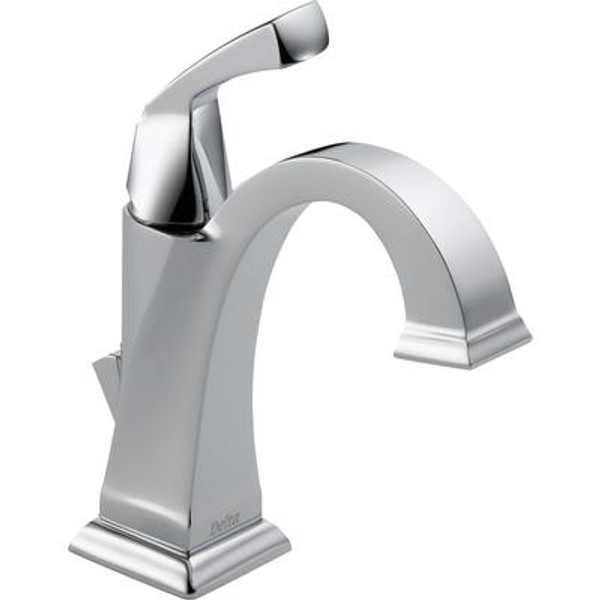 Dryden Single Hole 1-Handle High-Arc Bathroom Faucet in Chrome