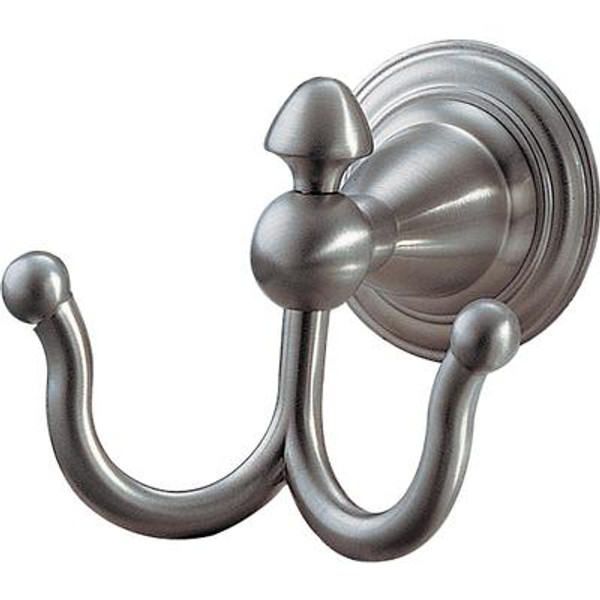 Victorian Double Robe Hook in Stainless