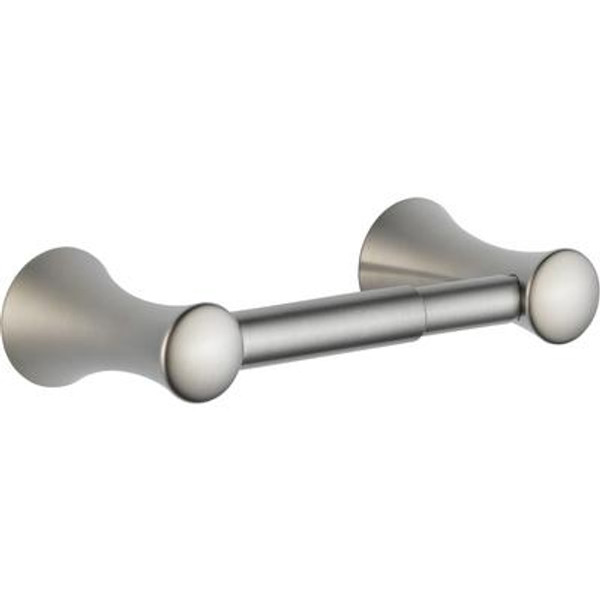 Lahara Double Post Toilet Paper Holder in Stainless Steel