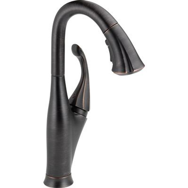 Addison Single-Handle Pull-Down Sprayer Kitchen Faucet in Venetian Bronze with MagnaTite Docking
