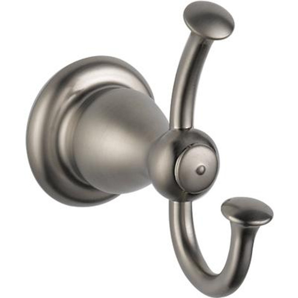 Leland Double Robe Hook in Stainless