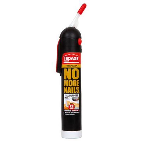 Lepage No More Nails All Purpose Clear Construction Adhesive