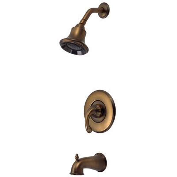 Treviso Single-Handle Tub/Shower Faucet in Velvet Aged Bronze