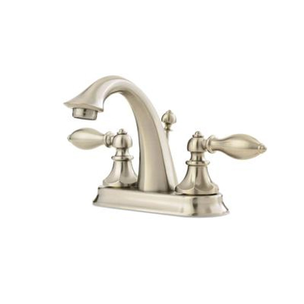 Catalina 2-Handle High-Arc 4 inch Centerset Bathroom Faucet in Brushed Nickel