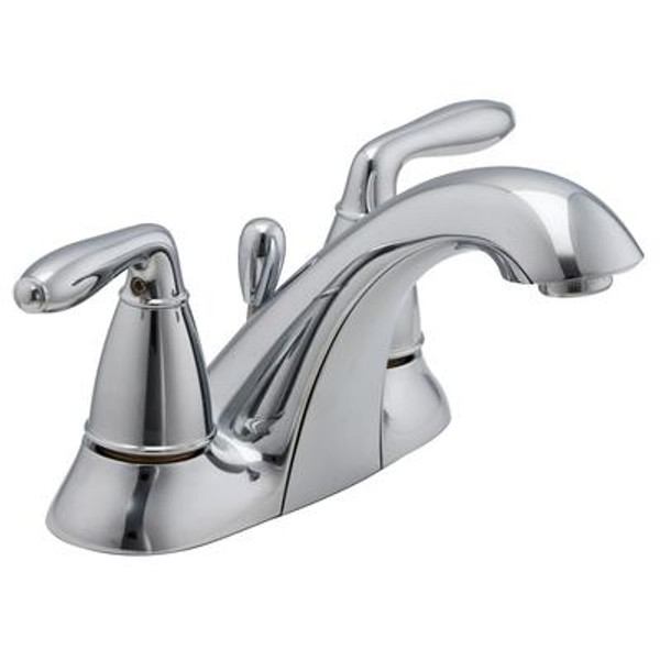 Serrano 4 inch Centerset 2-Handle Mid-Arc Bathroom Faucet in Polished Chrome