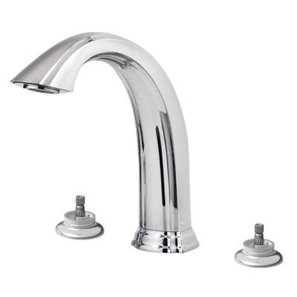 Santiago 2-Handle Roman Tub Trim in Polished Chrome