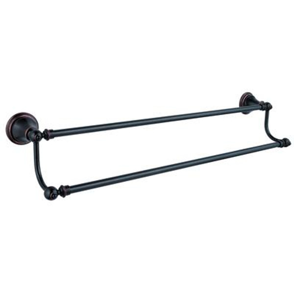 Catalina 24 inch Double Towel Bar in Tuscan Bronze