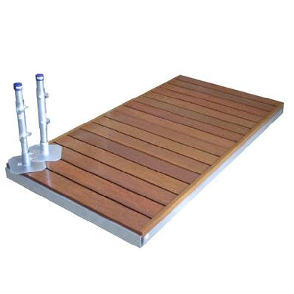 4 Feet x8 Feet  Shore Ramp Kit With Aluminum Deck