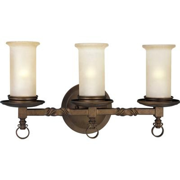 Santiago Collection Roasted Java 3-light Wall Sconce