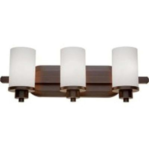 3 Light Wall Oiled Bronze Incandescent Bathroom Vanity