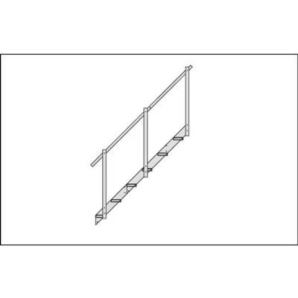 Aluminum Dock Stairs Extension &#150; 2 Steps