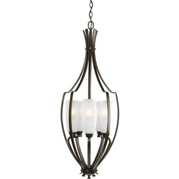 Wisten Collection Antique Bronze 5-light Foyer Pendant