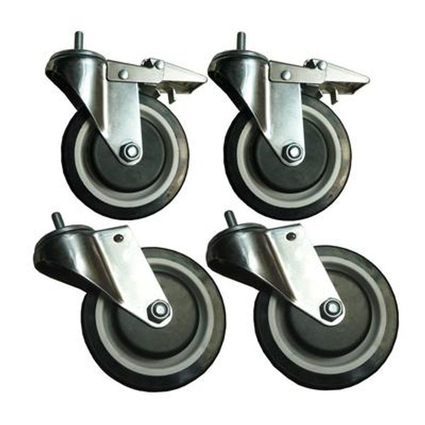 Sandusky 4 Inch Heavy Duty Casters For Wire Shelving