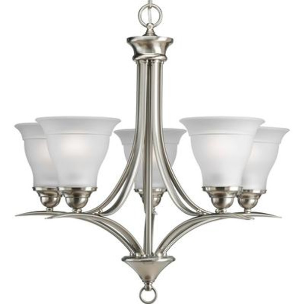 Trinity Collection Brushed Nickel 5-light Chandelier
