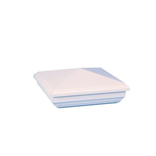 4X4 New England White Pvc Post Cap