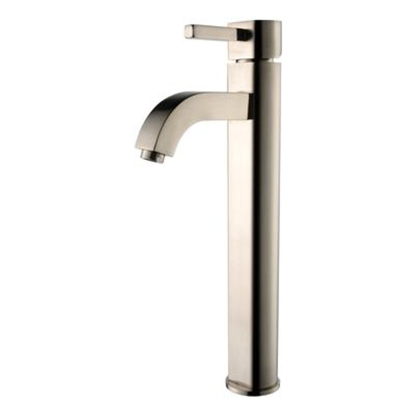 Ramus Single Lever Vessel Faucet Satin Nickel