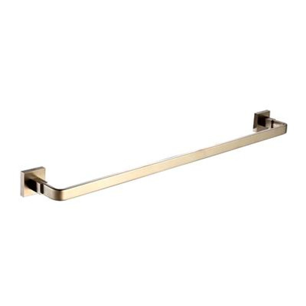 Aura Bathroom Accessories - Towel Bar 600mm Brushed Nickel