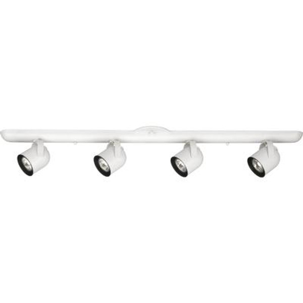 White 4-light Spotlight Fixture