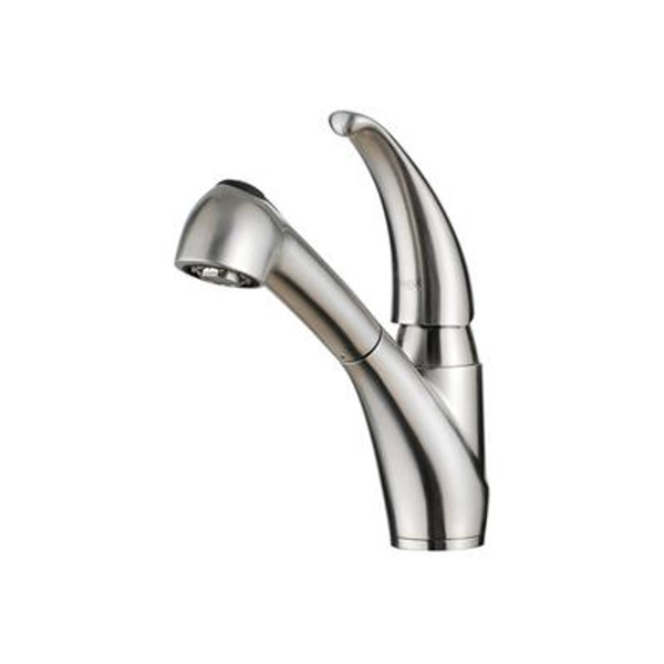 Single Lever Stainless Steel Pull Out Kitchen Faucet