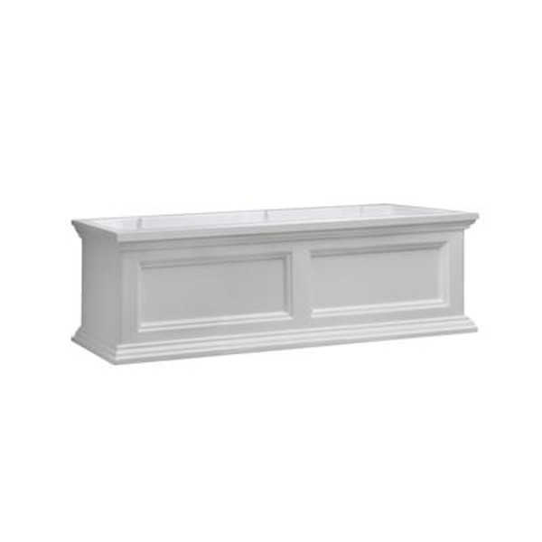 3 Ft. Fairfield Window Box in White