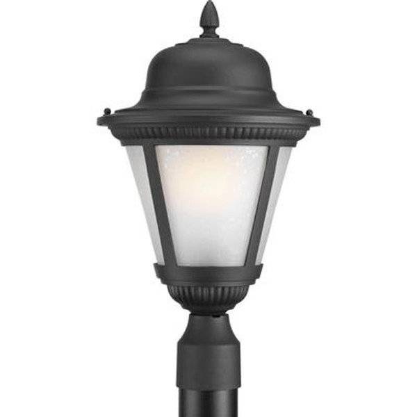 Westport Collection 1 Light Black Fluorescent Post Lantern