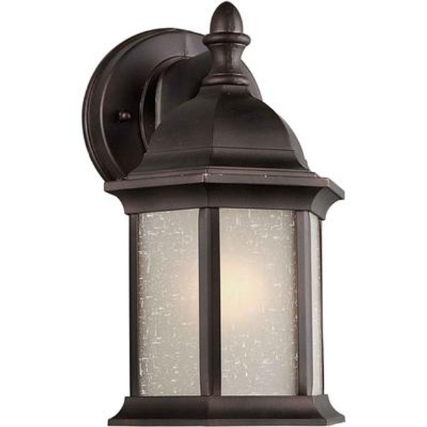 Burton 1 Light Antique Bronze  Outdoor Incandescent Wall Light