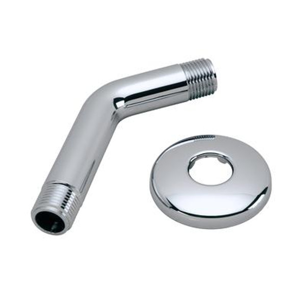 6 In. Plastic Shower Arm & Flange