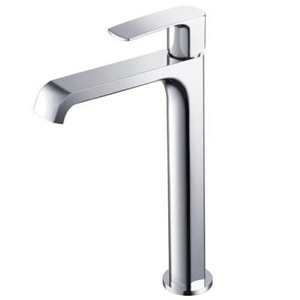 Tusciano Single Hole Vessel Mount Bathroom Vanity Faucet - Chrome
