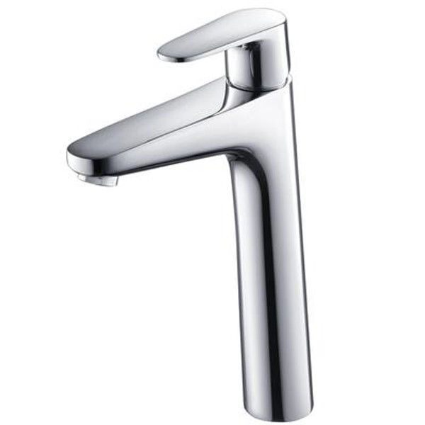 Diveria Single Hole Vessel Mount Bathroom Vanity Faucet - Chrome