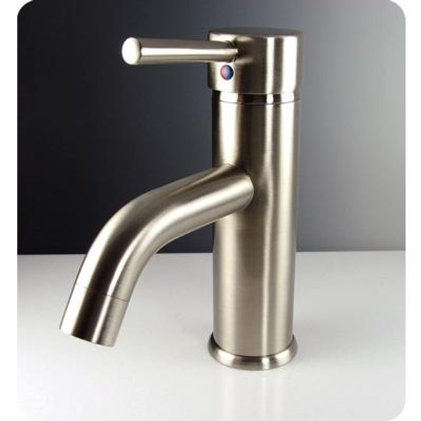 Sillaro Single Hole Mount Bathroom Vanity Faucet - Brushed Nickel