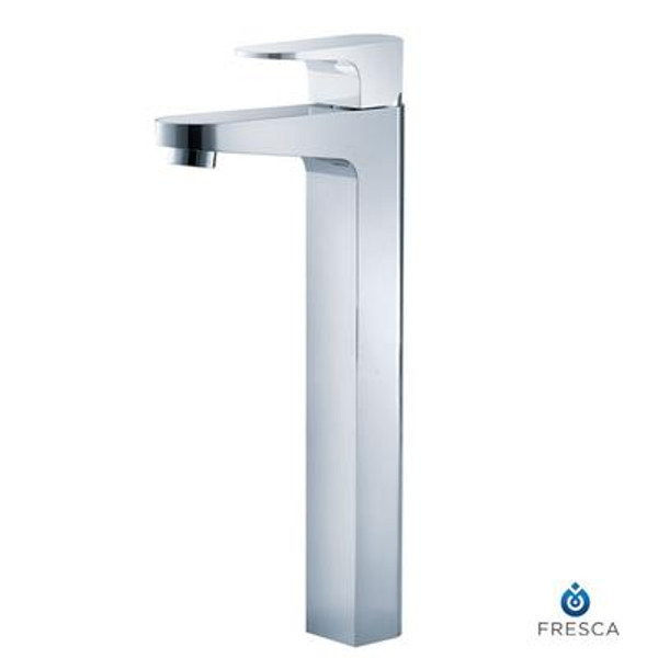 Velino Single Hole Vessel Mount Bathroom Vanity Faucet - Chrome