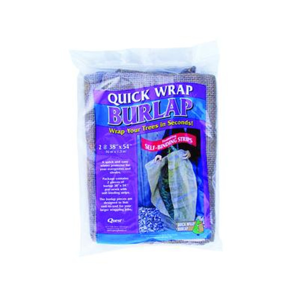 Select Quick Wrap Burlap  - 38&#148;x 54&#148; 2 pc