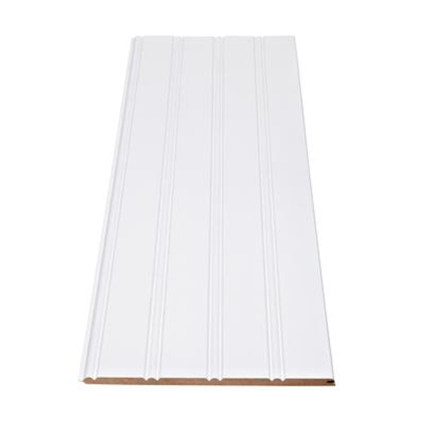 Primed Fibreboard Beadboard 1/4 In. x 7 In. x 32 In. (6 Pieces)